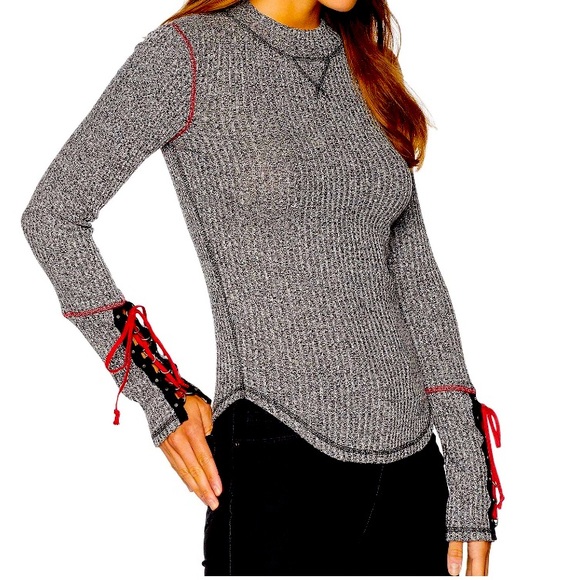 Free People Tops Free People Mountaineer Cuff Top - Picture 1 of 6